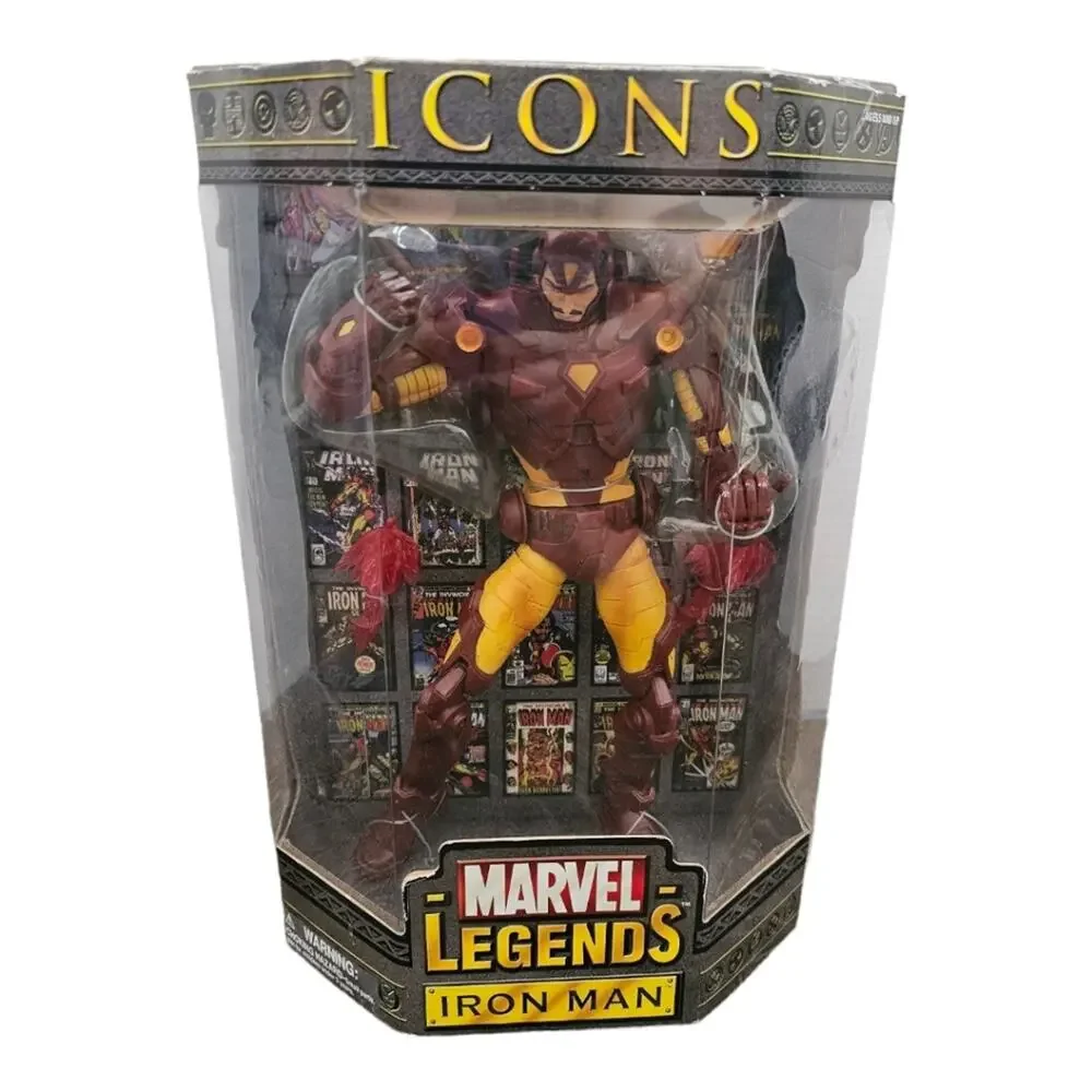 Marvel Legends‎ Icons Iron Man Unmasked Tony Stark ToyBiz 2006 New!!